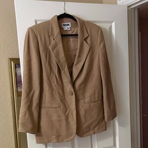 Classic Tan Blazer for Women